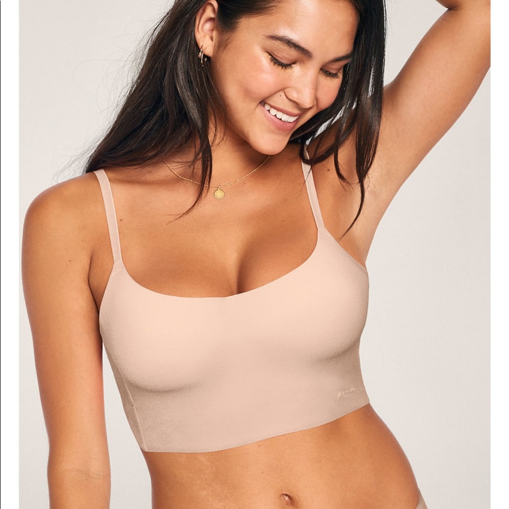 Pink loungin’ scoop bra